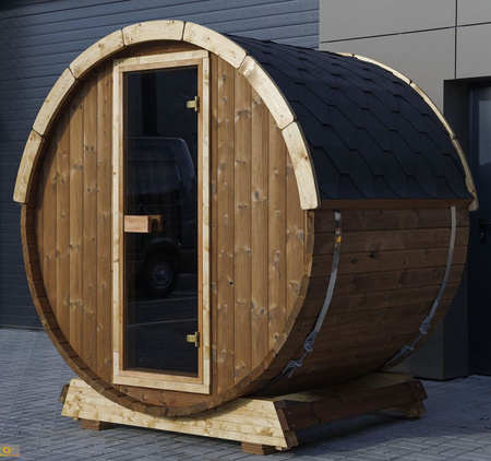 Sauna Ogrodowa Tarasowa / Piec Elektryczny Harvia Harvia lub Piec na WIFI / Wysokiej Jakości Świerk Skandynawski (Thermowood) | Wellness | Relaks | SPA | Wellness | Relax | SPA | Elegancki Minimalizm | Dla Rodziny i Przyjaciół