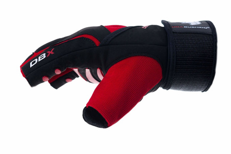 WG-161 - GYMHANDSKAR - FÖR ÖVNINGAR - MED LÅNG VELCRO OCH GRIP-X SYSTEM - M