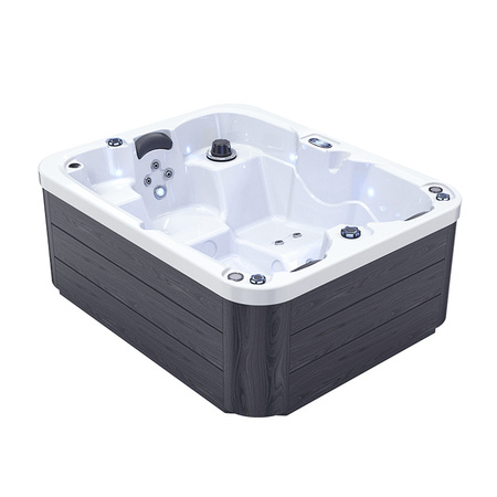 Premium mini-spabad i akryl til 3 personer - udendørs jacuzzi og spapool