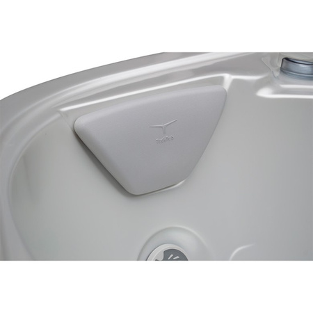 Aia mullivann SPA516 White Pearl antratsiitse korpusega 170x210 cm - kompaktne luksus teie aias