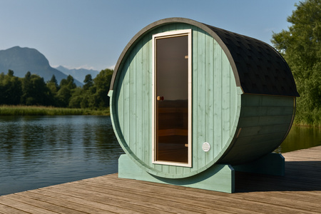 Sauna da giardino EDA 160 – Nuova collezione Rainbow / Spaziosa sauna da esterno per 3-4 persone con stufa elettrica, ideale per rilassarsi in giardino