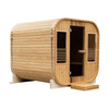 MO-2124 Infrared SQUARE dārza sauna 210X240X210CM - moderna āra sauna ar infrasarkanajiem sildītājiem, LED un Bluetooth 6-8 personām