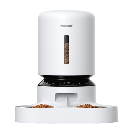 Petlibro Диспенсер для їжі Granary з подвійною чашею, Wifi, 5 л (білий)