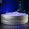 WHIRLPOOLBAD MET HYDROMASSAGE EN VERWARMING ROMA 764 RECHTS • WIT • 45 JETS 150×150