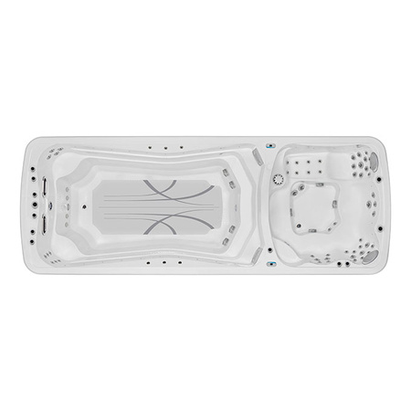 Kar OF-604U – Luksus-SPA-kar med hydromassage og svømmefunktion