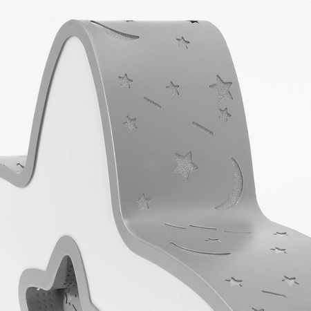 DETSKÉ LED STROPNÉ SVÍTIDLO GREY STAR 28W + DIAĽKOVÉ OVLÁDANIE