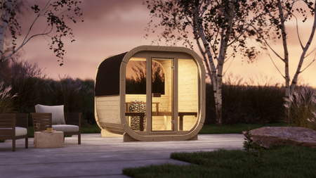 Sauna Eke 220 - Compact and Modern Garden Sauna