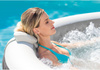 Jacuzzi Inflável INTEX 28452 – SPA Quadrado para 6 pessoas, 196 x 71 cm com Hidromassagem e Conjunto Premium