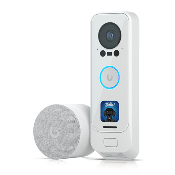 Ubiquiti UVC-G4 Doorbell Pro PoE Kit | Video uksekell + helisignaal | Valge