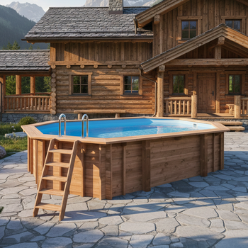 Piscină din lemn Lazurite