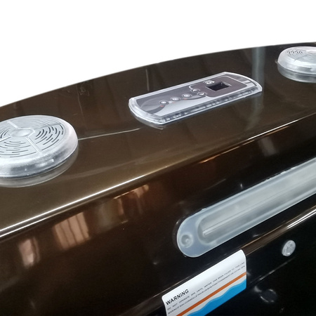 DELLA 916 Magma Gold hidromasāžas dārza vanna, antracīta korpuss 170x170 cm - unikāls spa jūsu dārzā