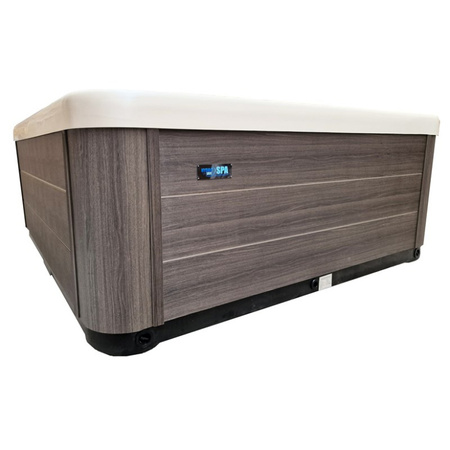 Jacuzzi da giardino SPA346 Perla Bianca con rivestimento grigio 230x230 cm – lusso e relax nel tuo giardino