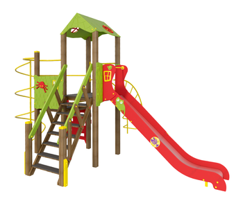 Torņu rotaļu komplekts T901 NEW - tilti, platformas un aktīvas rotaļas