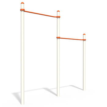Barres Horizontales à 2 Niveaux S832.6 | Équipement Professionnel de Fitness Extérieur
