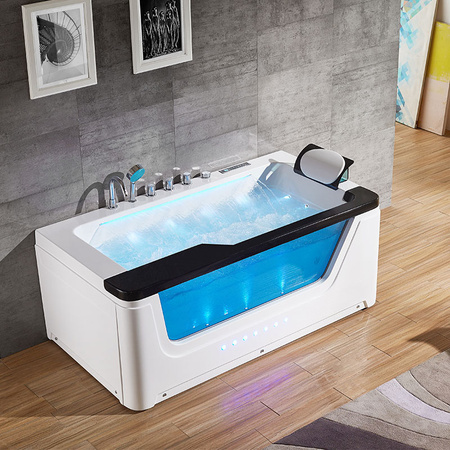 Domácí vířivá vana | Spa NEVADA 912 Black 170x90 | LED Jacuzzi