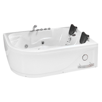 Wanna narożna z hydromasażem Carmen 631L lewa biała 180x120 cm – komfort i relaks w Twojej łazience