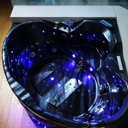 EOS 932 Black Wave Hydromassage-kylpyamme 155x155 cm - Design-kylpyhuonekylpyamme Kylpyammeet