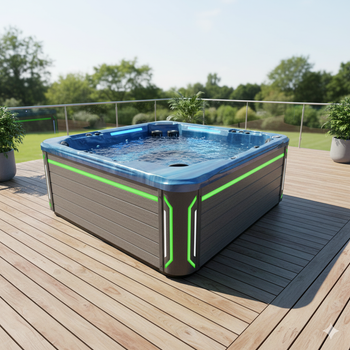 Záhradné jacuzzi vaňa SPA743 220x220 cm – priestranný relax pre celú rodinu