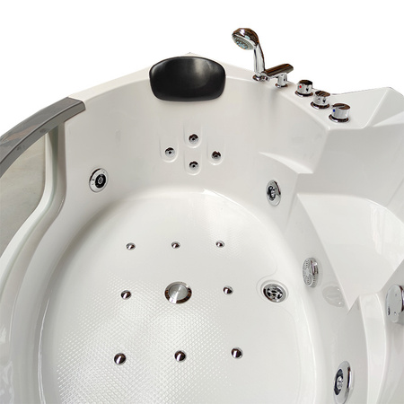 Cadă SPA cu hidromasaj ORINO 632C White 135x135 cm - Cadă confortabilă pentru Home Spa