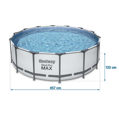 Πισίνα κήπου 457 x 122 cm 18in1 bestway 56438 + μηχανή φυσαλίδων δωρεάν