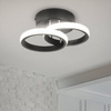 Deckenleuchte, rund, 18W, SCHWARZ - NEUTRALE FARBE
