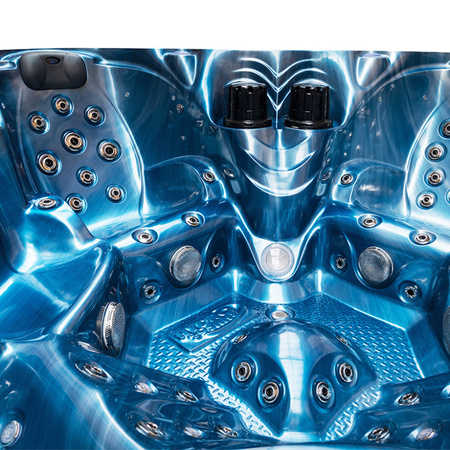 Εξωτερικό Τζακούζι SPA206 Blue Wave με γκρι περίβλημα 230x230 cm – κομψότητα και άνεση στον κήπο σας