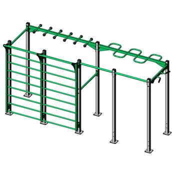 Workout (MID-5) KF902.25 – Funkcjonalny kompleks sportowy outdoor do treningu na świeżym powietrzu