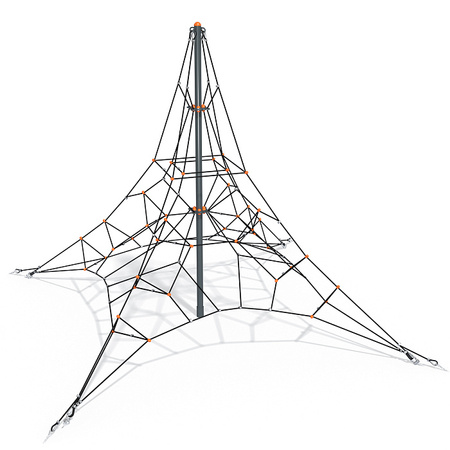 Touwpiramide 4 Lines 4m SE771.4 – Moderne klimconstructie voor kinderen