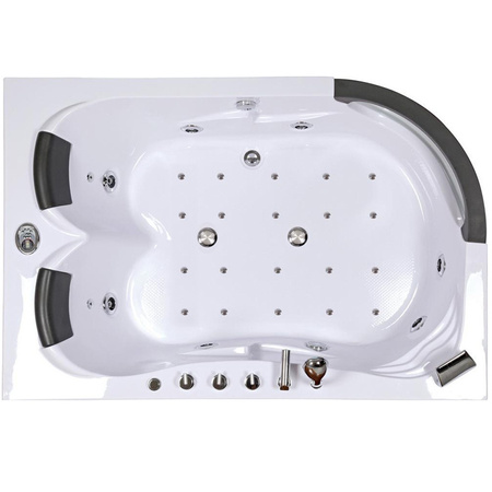 CREATIVE 665L vasakpoolne hüdromassaaživann 180x120 cm - modernsus, mugavus ja lõõgastumine