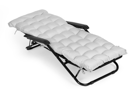 Garden Lounger with Cushion | Lounger 2-in-1 for Beach Balcony Patio | Garden furniture, relaxation, modern style