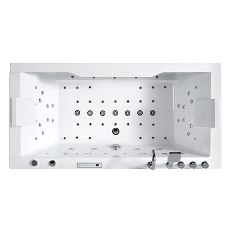 Μπανιέρα υδρομασάζ Saturn 944 λευκή 180x90 cm – κομψότητα και χαλάρωση σε ένα σπιτικό SPA