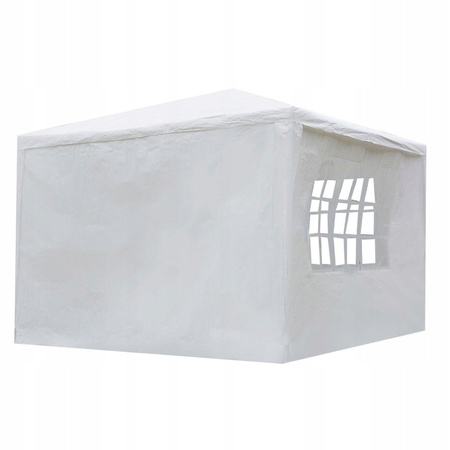 Tenda pavilhão de jardim comercial 3x3 m 4 paredes branco MultiGarden