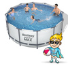 Piscina da giardino di 366 x 122 cm 18in1 bestway 56420 + macchina a bolle gratuitamente