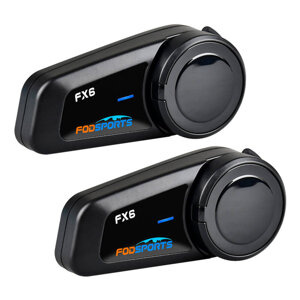 Fodsports FX6 motor intercom twee stuks (zwart)