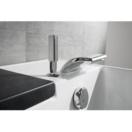 Μπανιέρα υδρομασάζ Niagara 911 180×100 – οικιακό jacuzzi με LED χρωμοθεραπεία