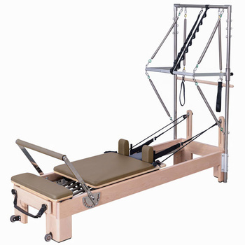 Reformer Pilates z Wieżą YHLCH1 | Drewniany Cadillac Bed | Studio i Dom | Trening i Rehabilitacja | Quality‑Spa Fitness.