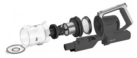 Amica JORAN PET TURBO VM 9011 – Безжична Вертикална Прахосмукачка 350W за Домове с Домашни Любимци