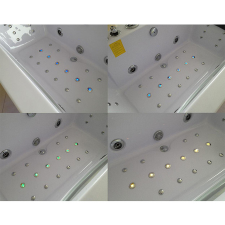 Levante 659H balta 180x90 cm taisnstūra spa vanna vannas istabai