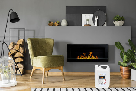 Biocarburant pour cheminées bio 5L – combustible écologique sans fumée ni odeur