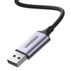 UGREEN CM477, adattatore audio da USB a Mini Jack 3,5 mm AUX (grigio)