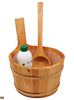 Emendo Wiadro i chochla do sauny + Eukaliptus 500 ml