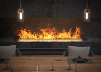 Steam Fireplace INVAPO INSERT 2200 - Modern Design Ideal for Any Interior