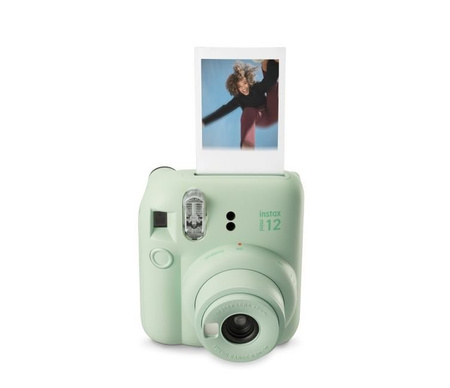 Instax mini 12 zelený instantní fotoaparát s bleskem fujifilm