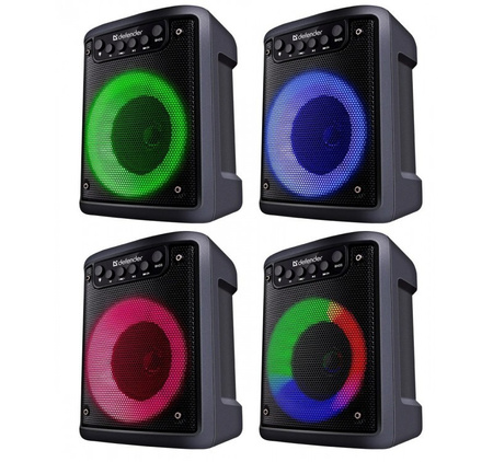 Defender FUNKY 10W Bluetooth vezeték nélküli hangszóró - Kompakt, mobil, USB, microSD