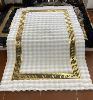 Kézzel készített plüss szőnyeg - boho stílus, luxus kényelem VERSACE stílusban