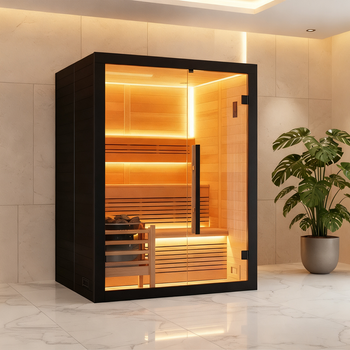 Sauna seca OFS12-2 – Sauna finlandesa compacta para casa