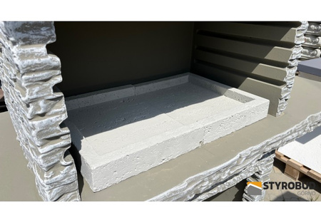 Бетонно барбекю MORFEUSZ (K13) - здраво градинско барбекю с естетичен завършек