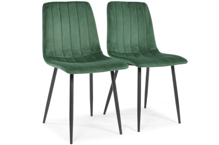 Chaise en velours SOFIA