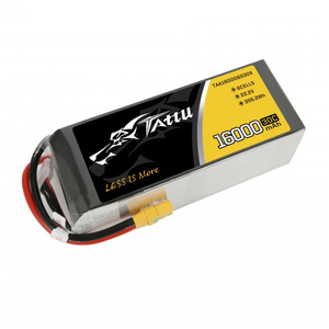 Tattu 16000mAh 22.2V 30C 6S1P LiPo Pack с XT90 Anti-spark конектор