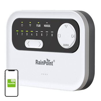 Контролер за разпръсквачи RainPoint WiFi за 8 зони